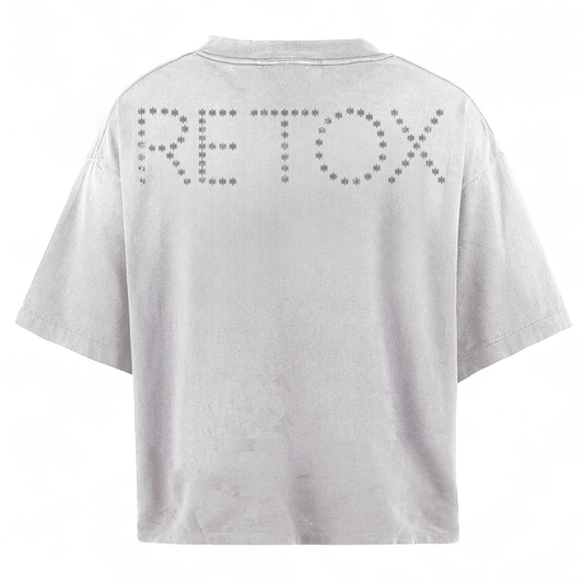 Lost Shdws Chaostatic Age! Distressed White Tee