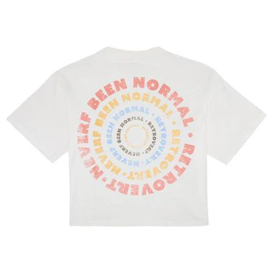 Retro Vert Sun Tongue White Tee