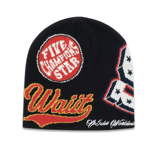 Black Sp5der beanie