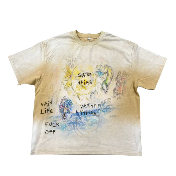 Saint Vanity F*** Off Tan Shirt