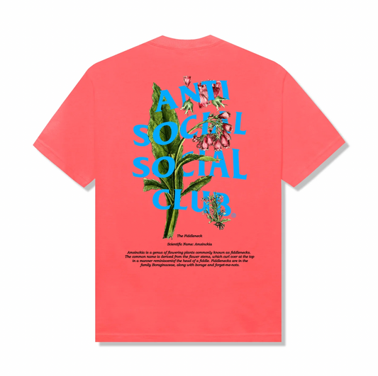 Anti Social Social Club Fiddleneck Candy Pink Tee