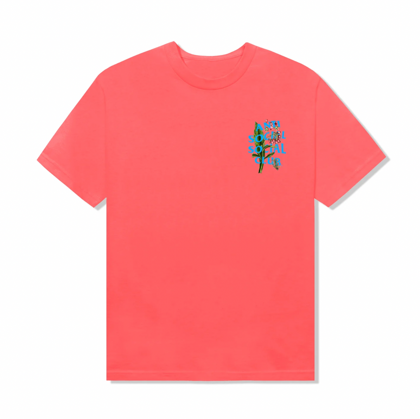 Anti Social Social Club Fiddleneck Candy Pink Tee