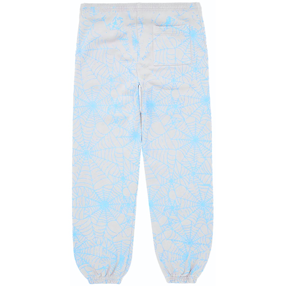 Sp5der AOP Web Heather Grey Sweatpants