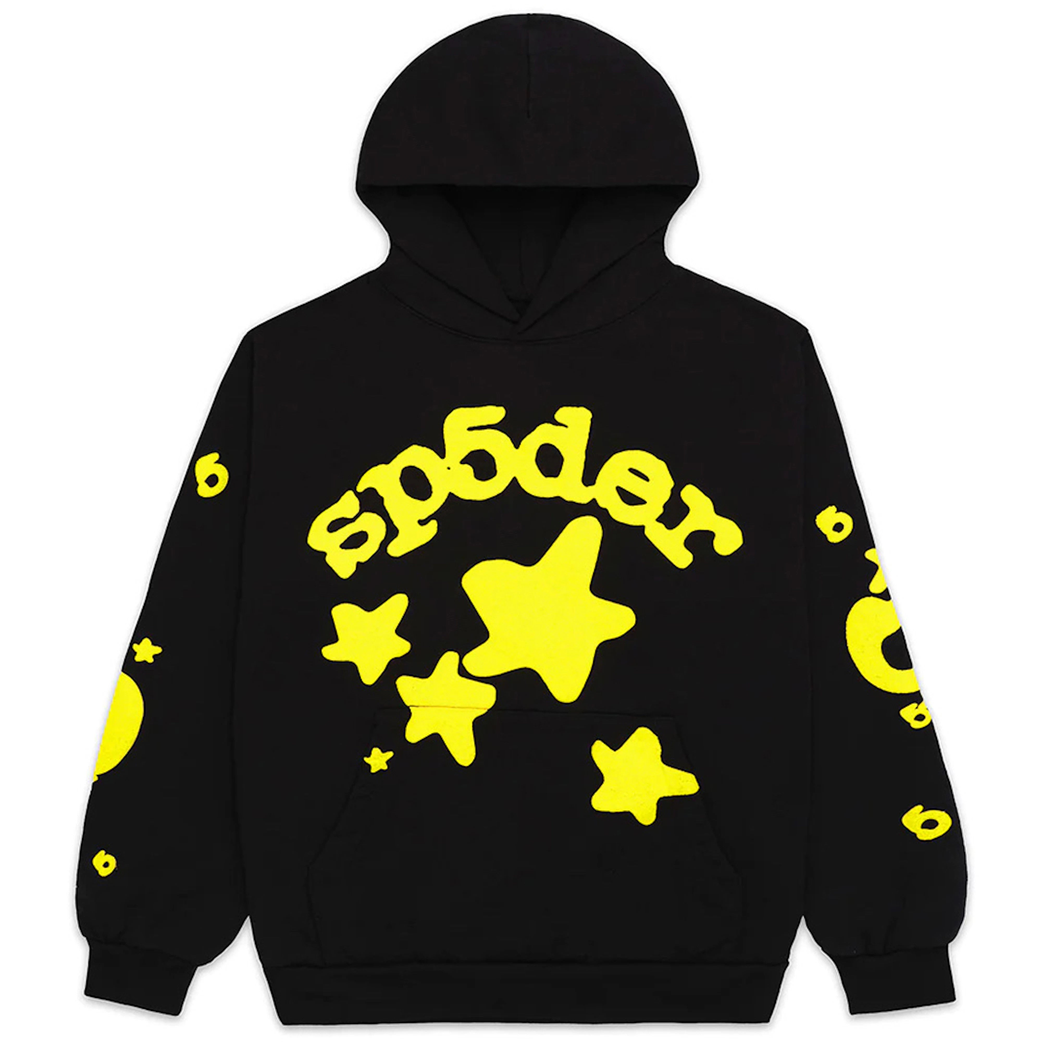 Sp5der Beluga Onyx Yellow Hoodie - WyCo Vintage, Kansas Sp5der Beluga Onyx Yellow Hoodie - WyCo Vintage, Kansas