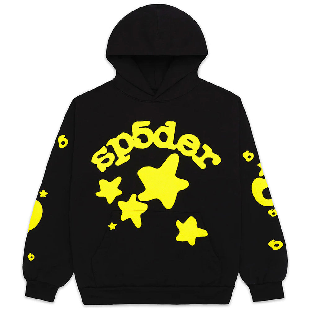Sp5der Beluga Onyx Yellow Hoodie
