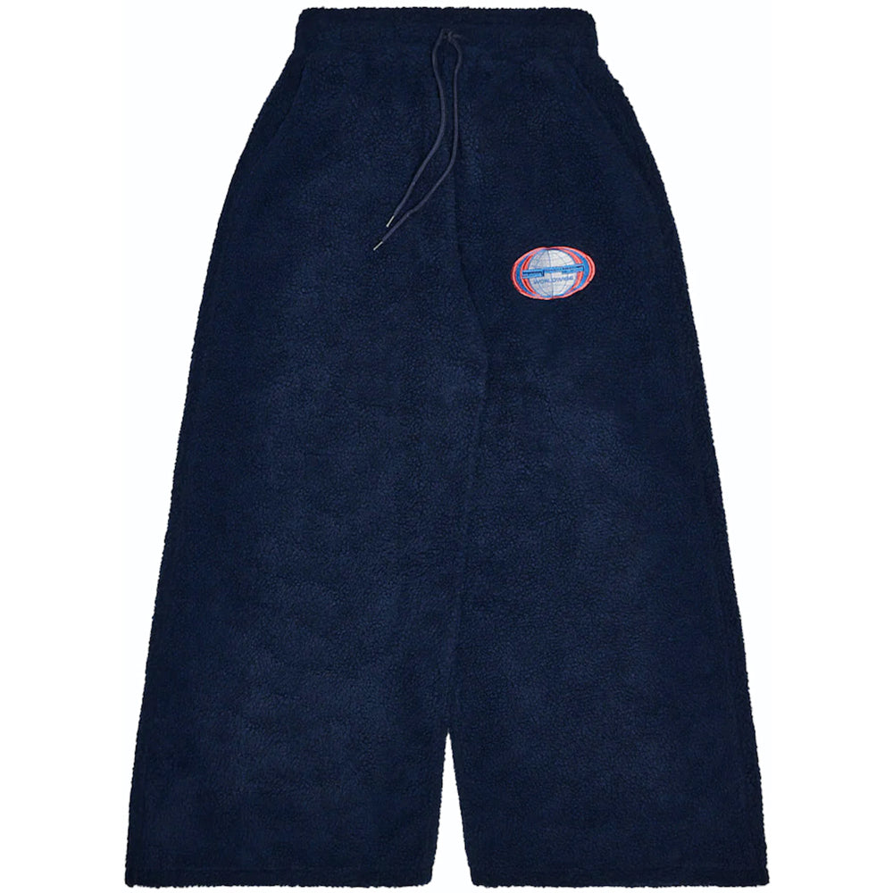 Sp5der Sherpa Wide Leg Globe Blue Pant