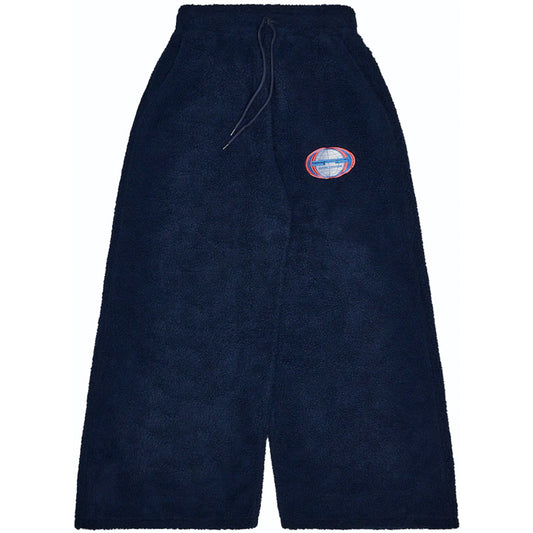 Sp5der Sherpa Wide Leg Globe Blue Pant