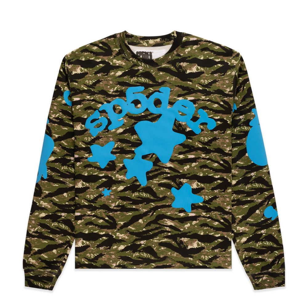 Sp5der Beluga Tiger Camo Longsleeve Tee