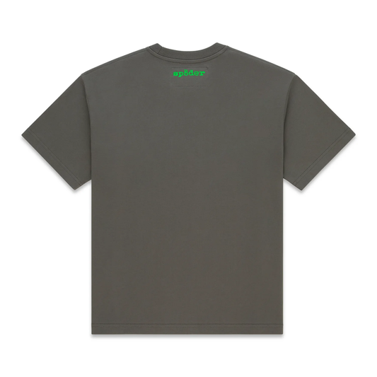 Sp5der Fingerprint Charcoal Tee