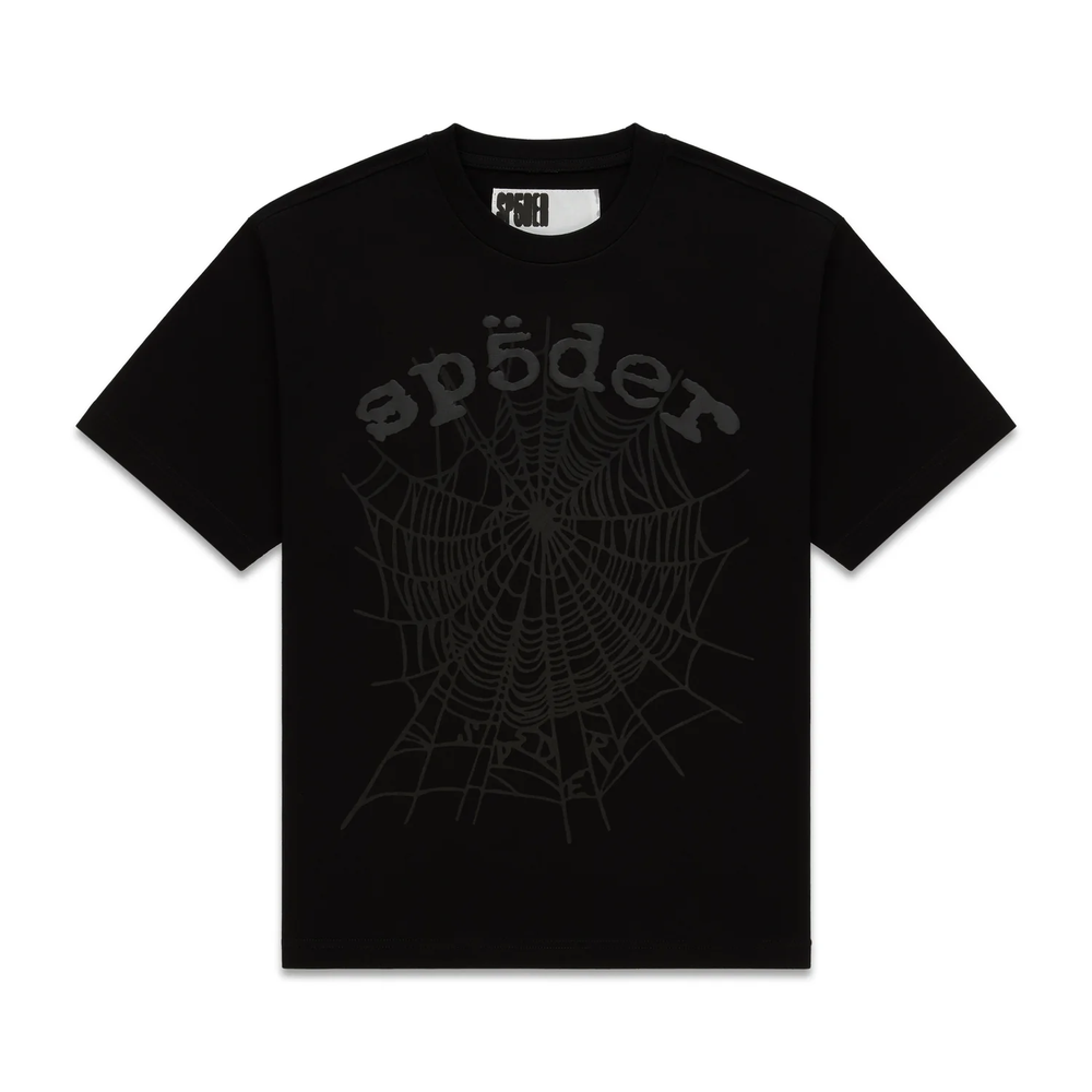 Sp5der Phantom OG Web Black Tee