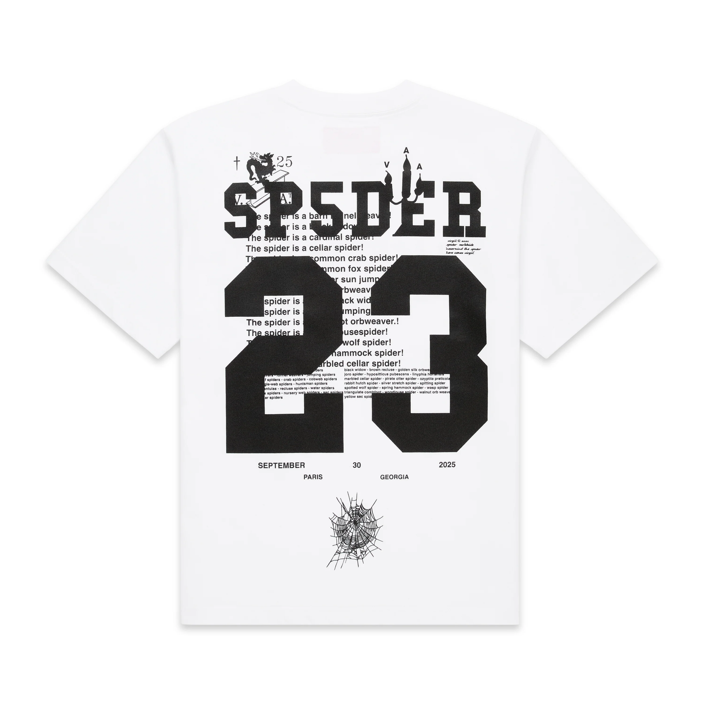Sp5der Pyrex White Tee