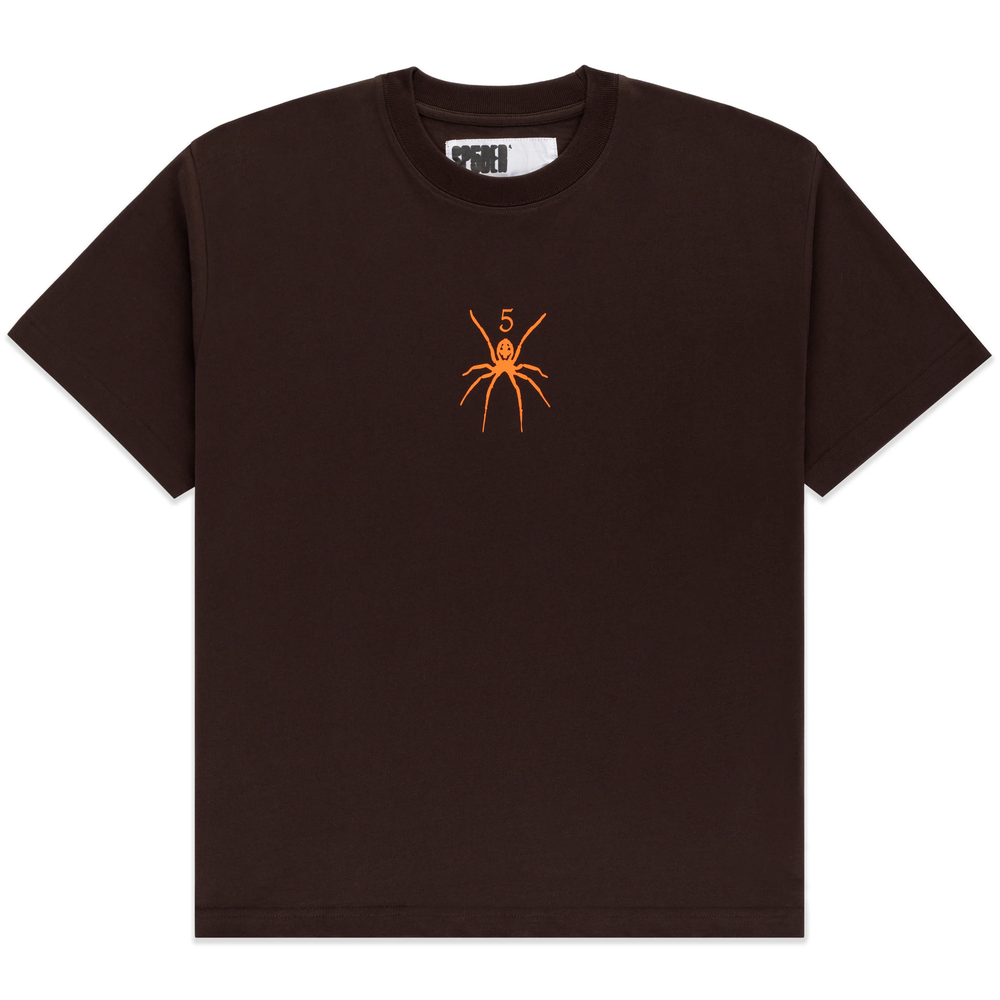 Sp5der TM Brown Tee