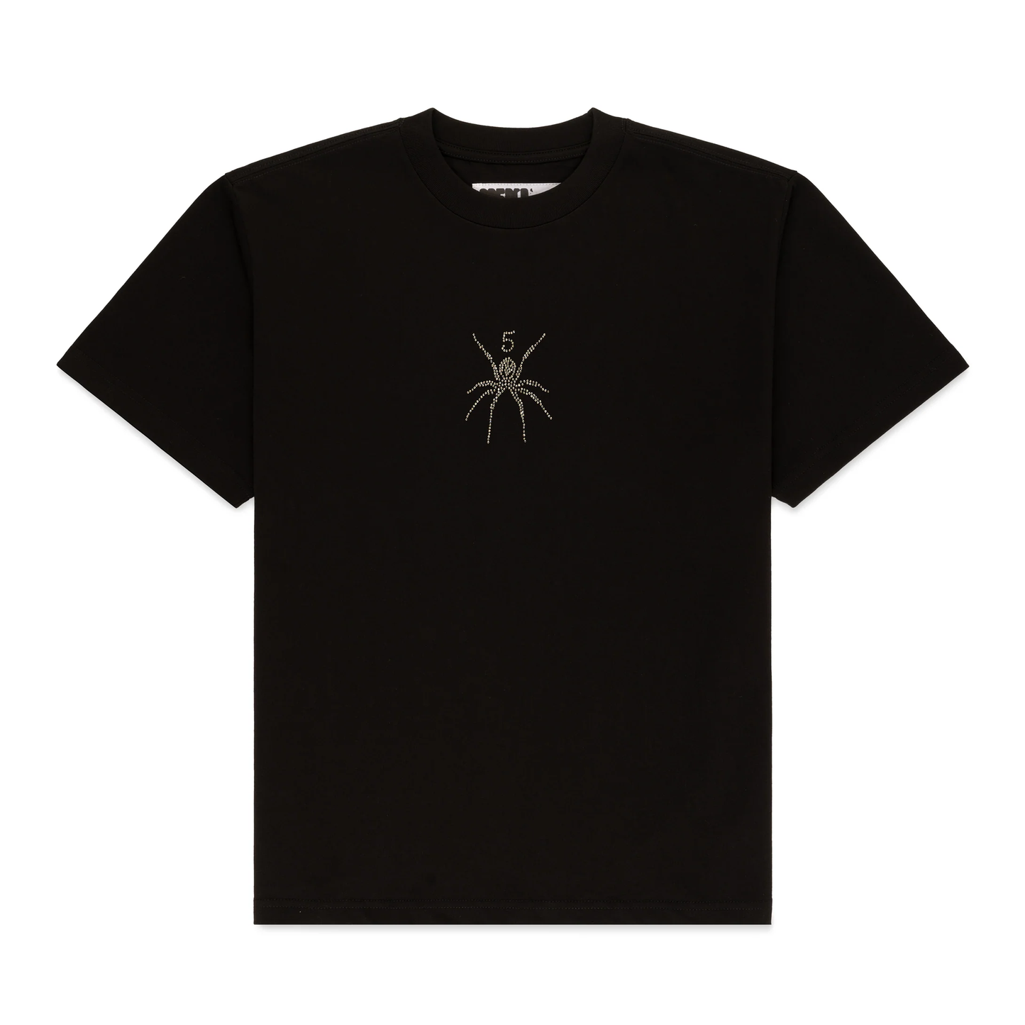 Sp5der TM Rhinestone Black Tee