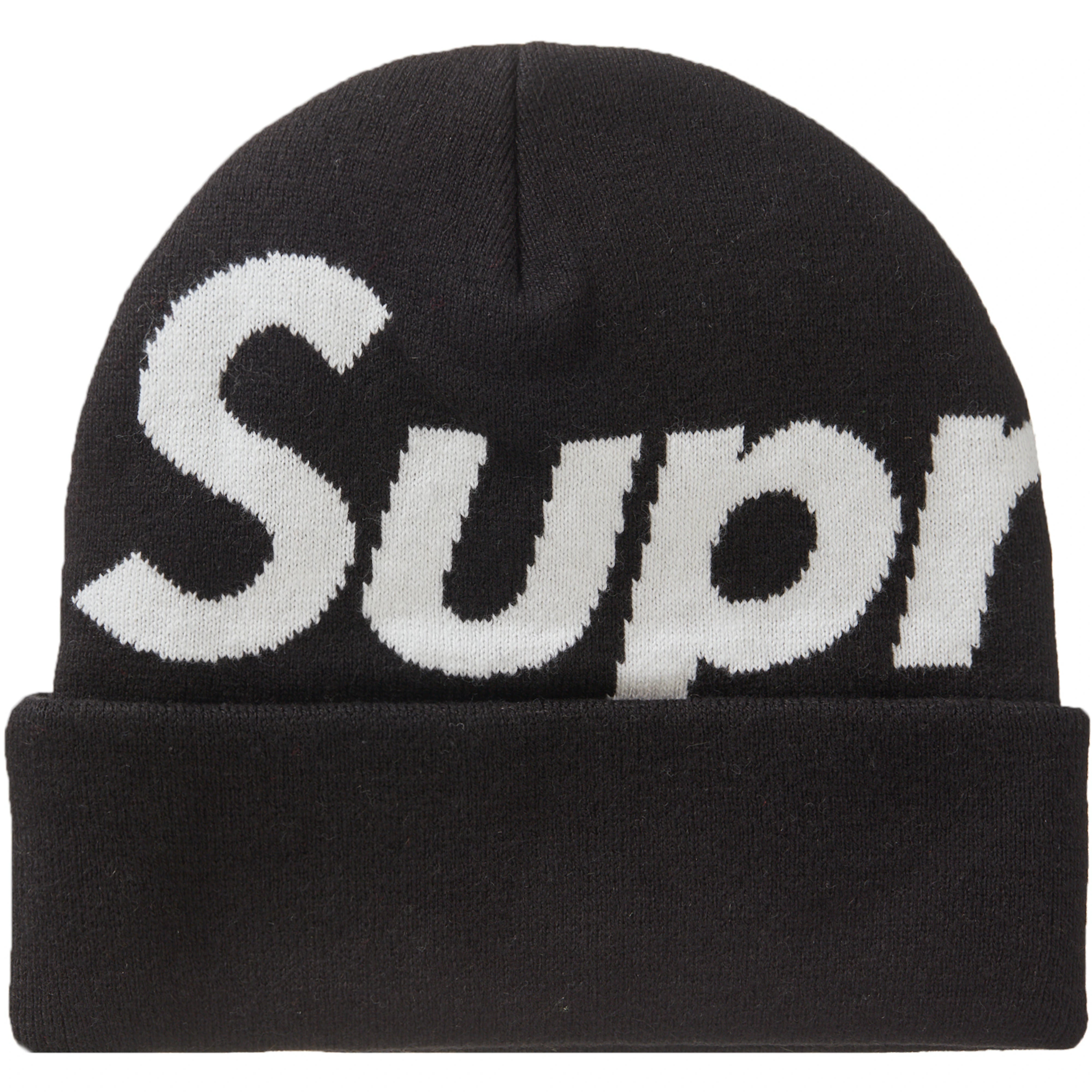 Supreme Big Logo Black Beanie – WyCo Vintage Broadway