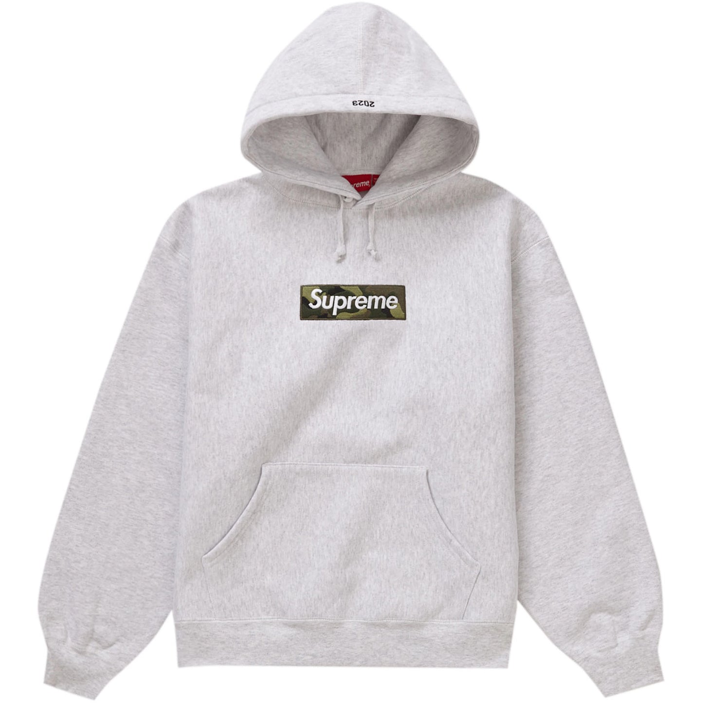 Supreme Box Logo Ash Grey Hoodie