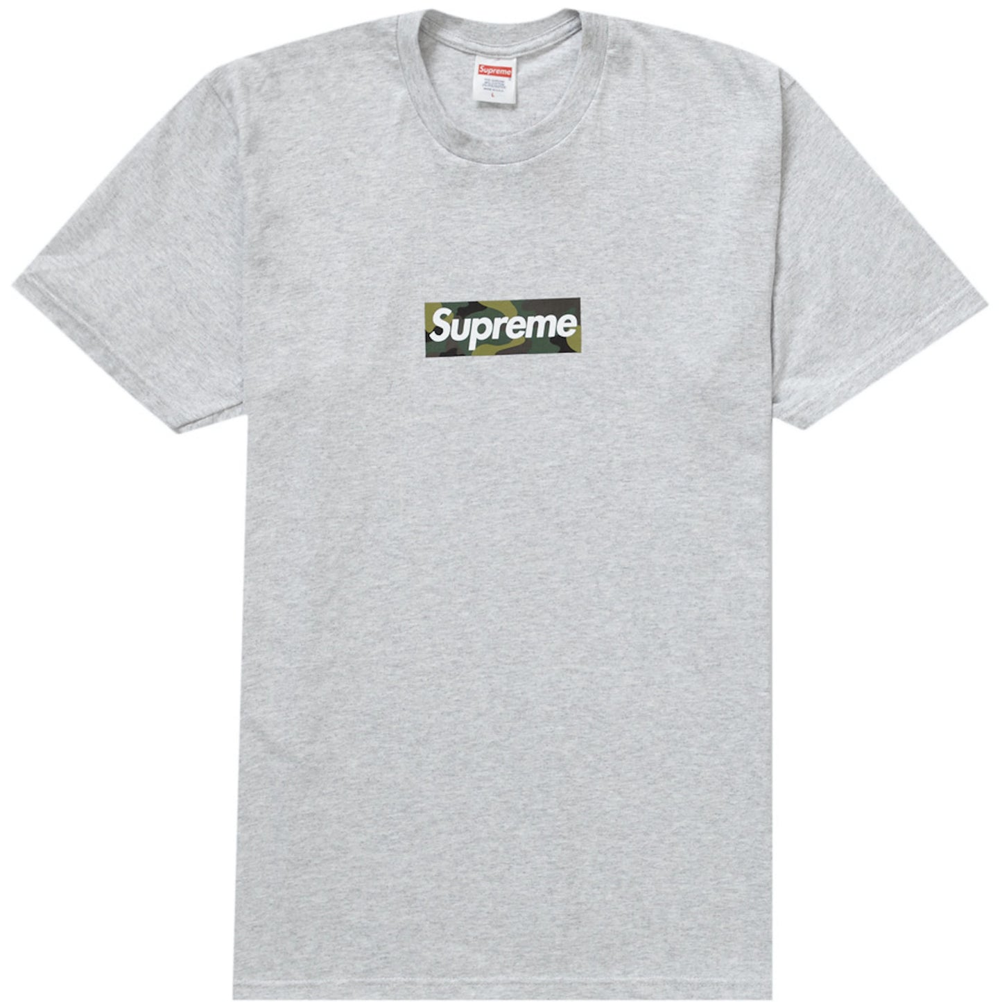 Supreme Box Logo Ash Grey Tee (2023)