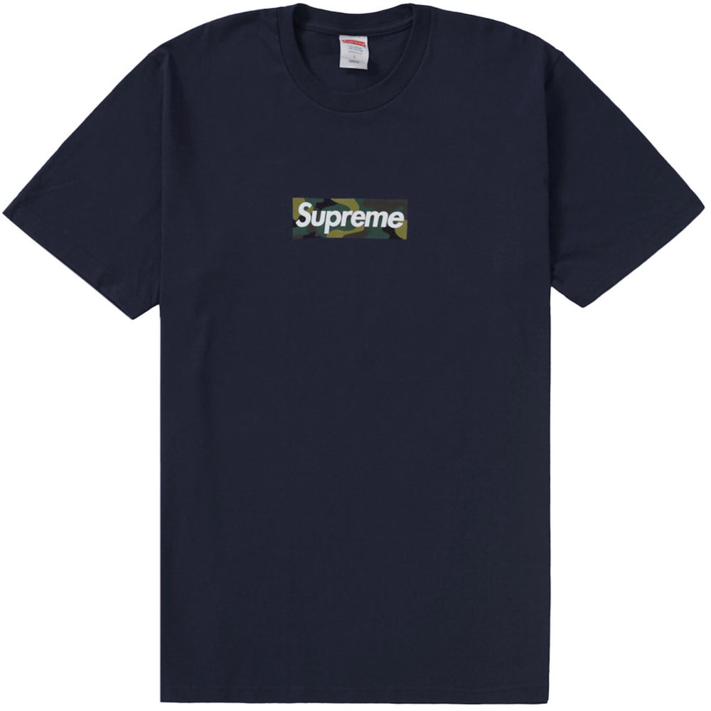 Supreme Box Logo Navy Tee (2023)