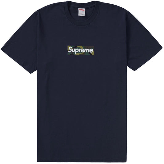 Supreme Box Logo Navy Tee (2023)