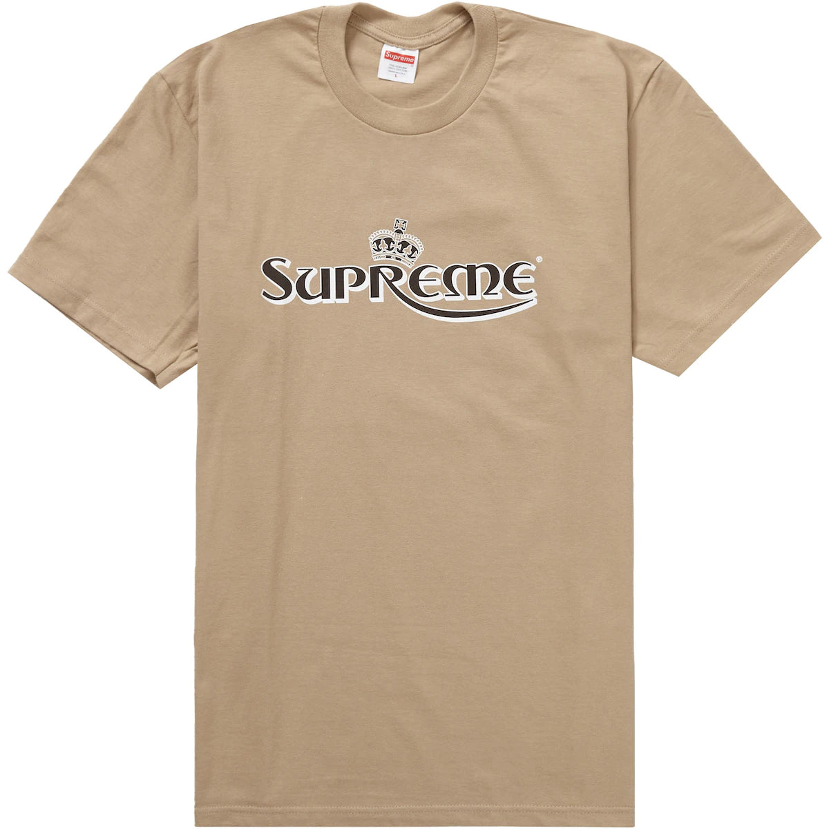 絶品】 Supreme / CROWN TEE (M）Khaki Tシャツ/カットソー(半袖/袖