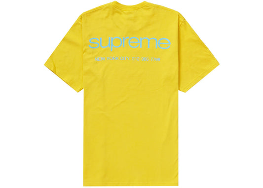 Supreme NYC Yellow Tee