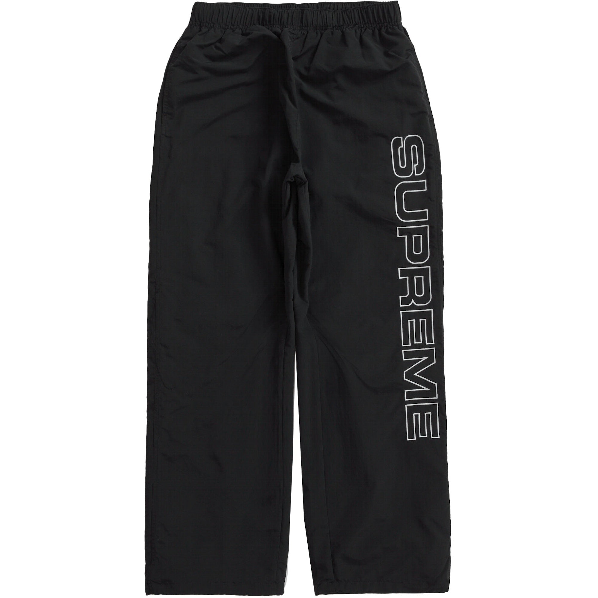 Supreme Spellout Embroidered Black Track Pant – WyCo Vintage Broadway