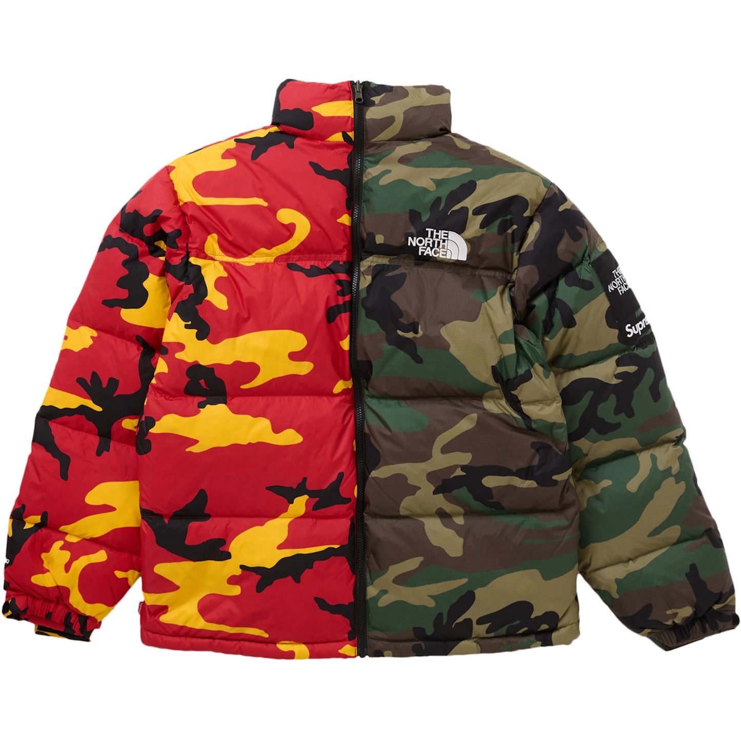 Supreme The North Face Split Nuptse Camo Jacket