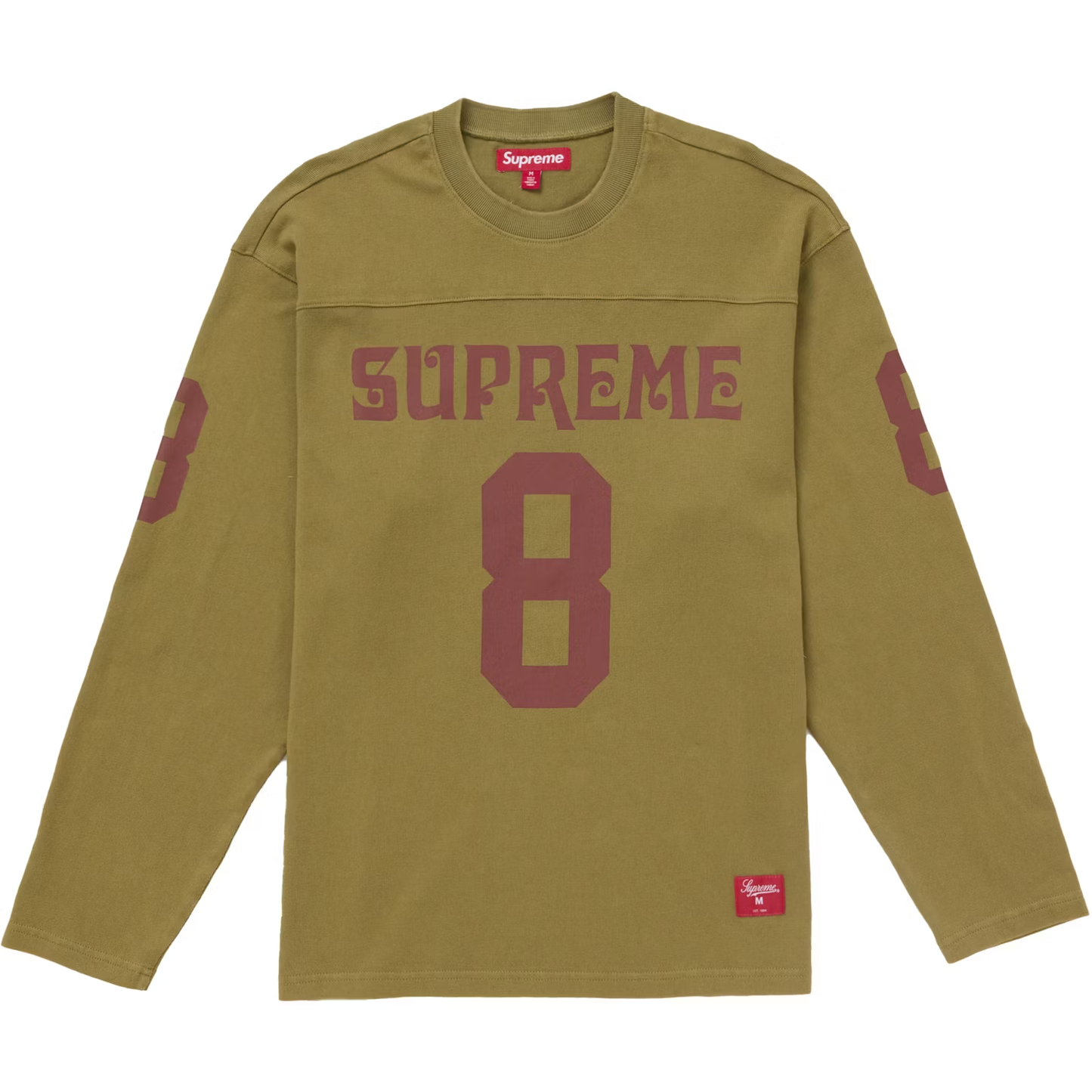 Supreme Affiliated Light Olive L/S Football Top