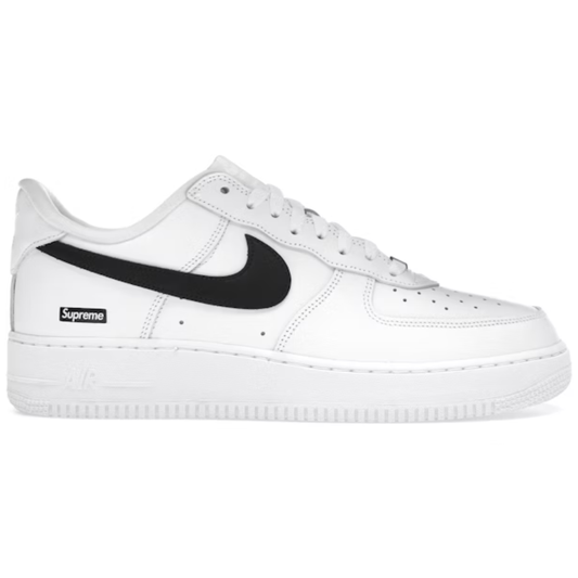 Supreme Air Force 1 Low Box Logo White Black