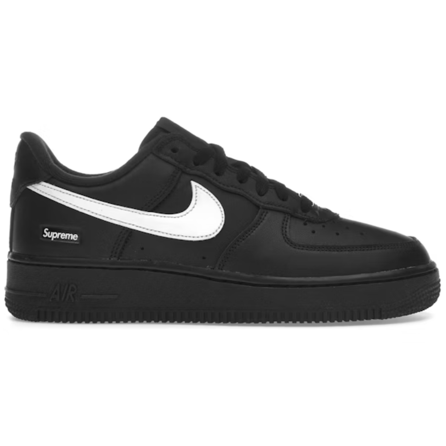 Supreme Air Force 1 Low Box Logo Black White