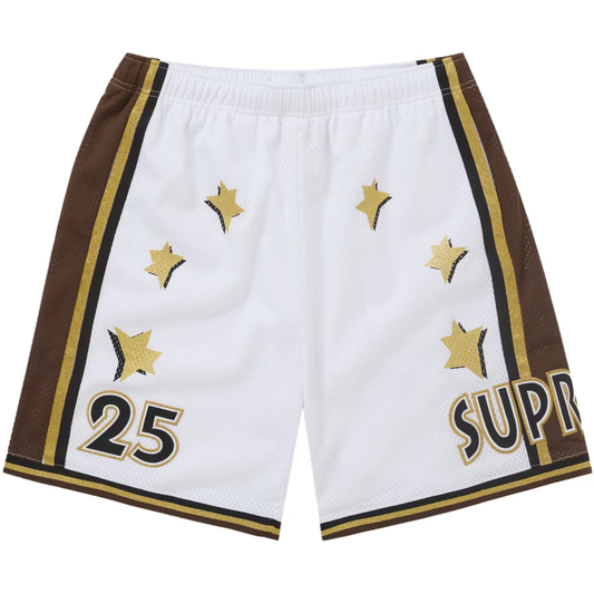 Supreme All Star White Basketball Shorts