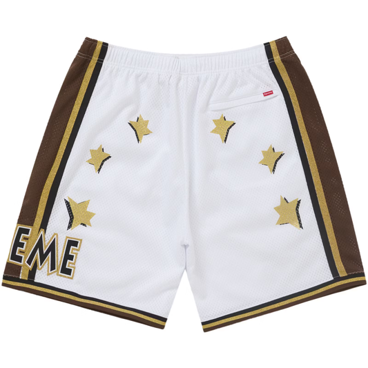 Supreme All Star White Basketball Shorts