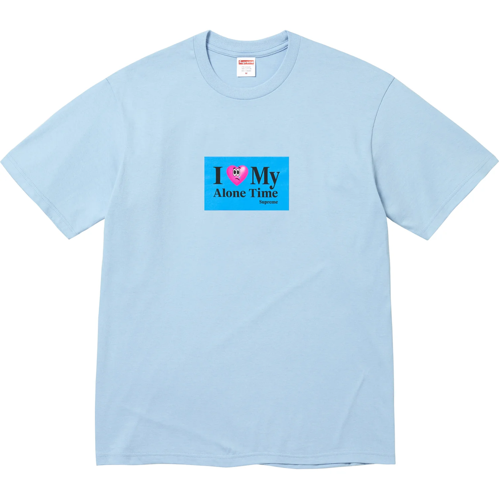 Supreme Alone Time Powder Blue Tee