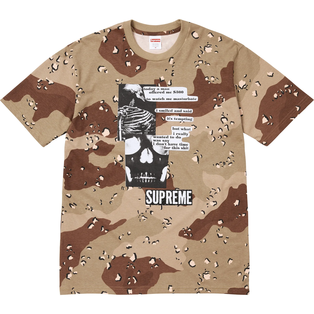 Supreme Anatomy Chocolate Chip Camo Tee