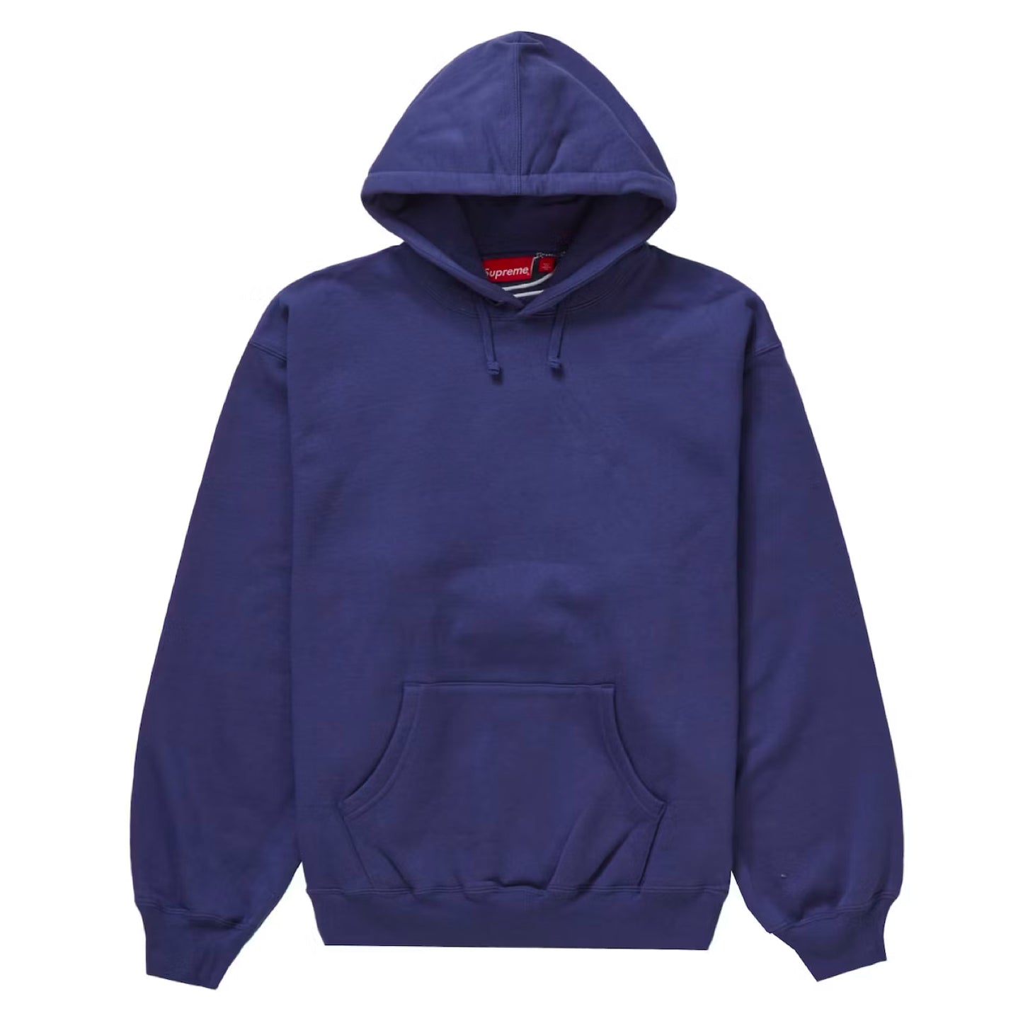 Supreme Satin Appliqué Washed Navy Hoodie