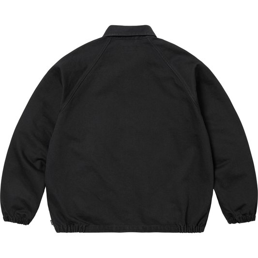 Supreme Arc Black Denim Coaches Jacket