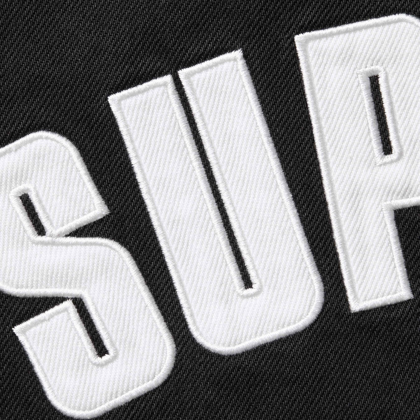 Supreme Arc Black Denim Coaches Jacket