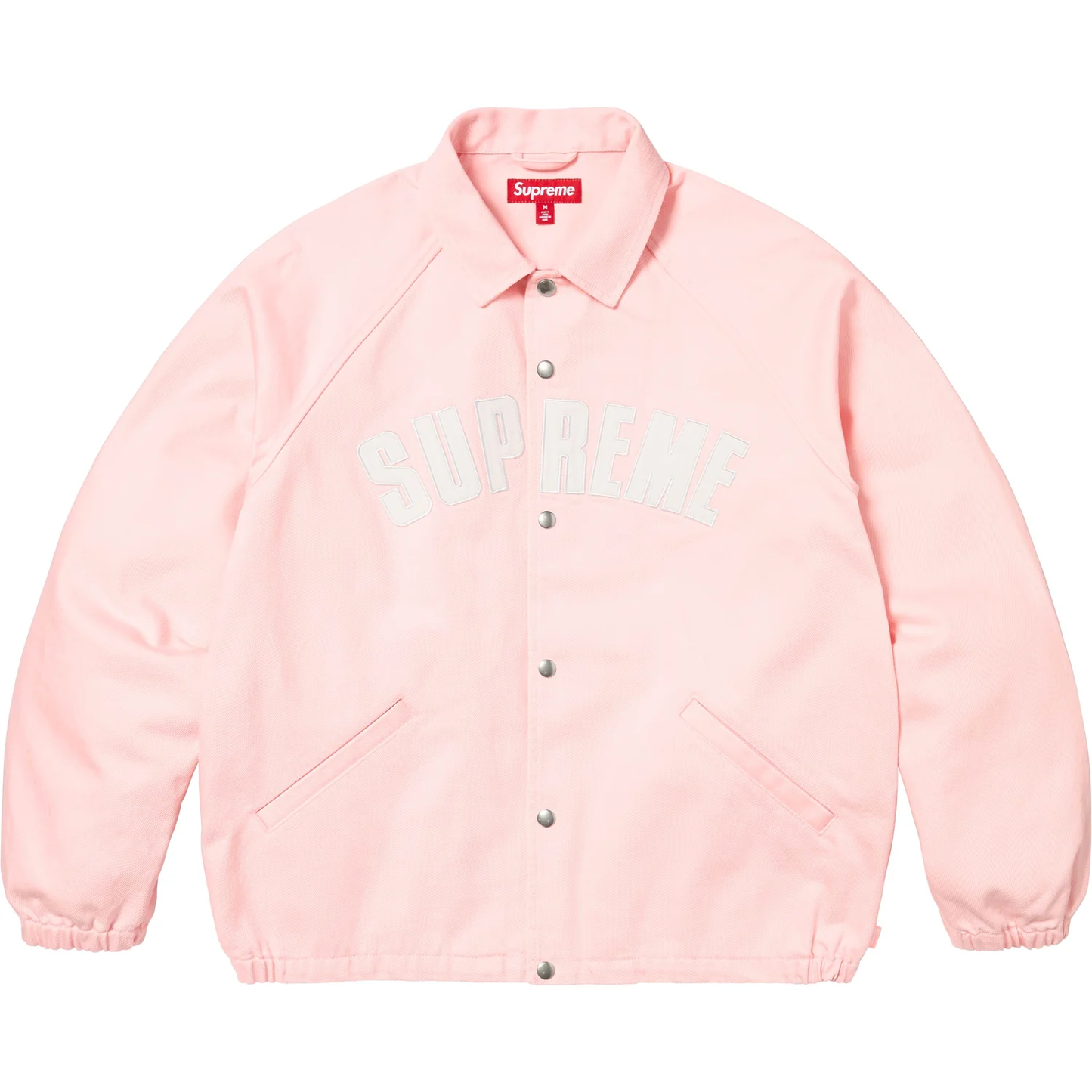 Supreme Arc Light Pink Denim Coaches Jacket