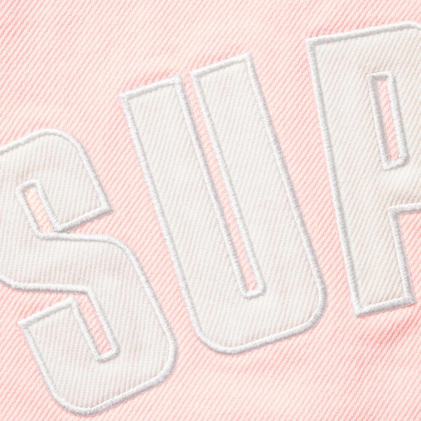 Supreme Arc Light Pink Denim Coaches Jacket