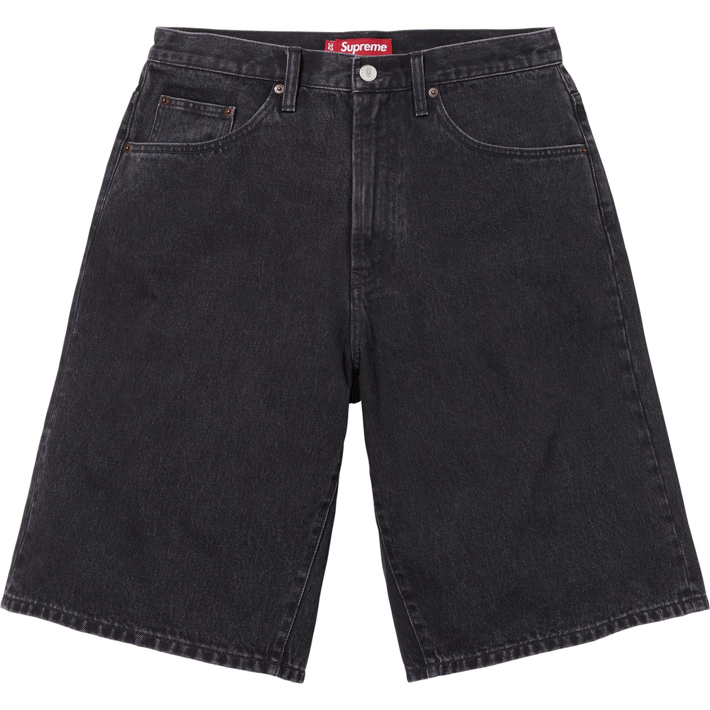 Supreme Baggy Black Denim Shorts