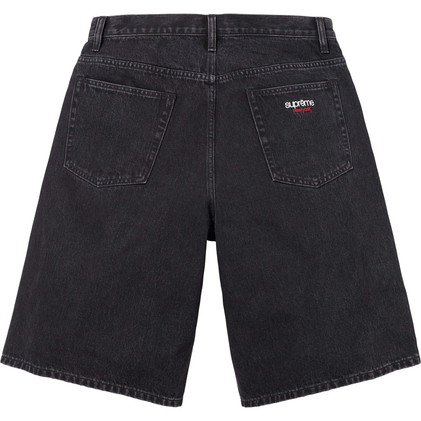 Supreme Baggy Black Denim Shorts
