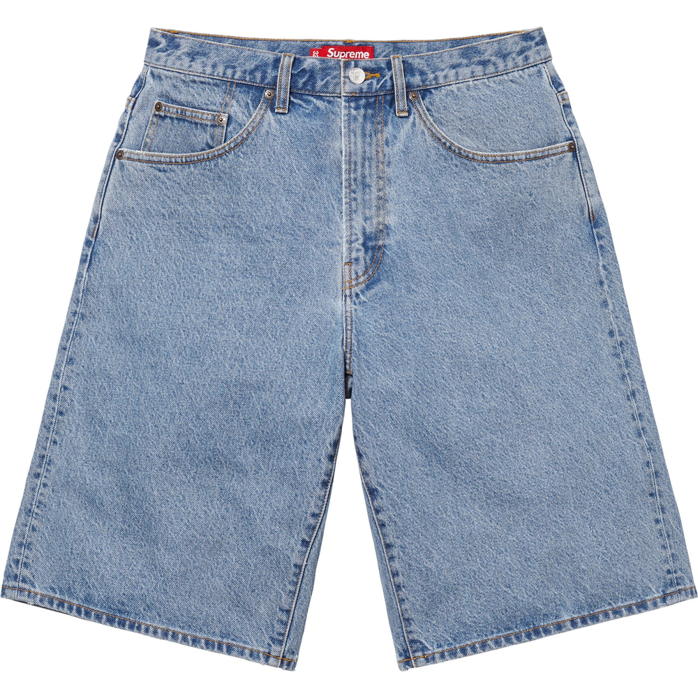 Supreme Baggy Denim Blue Indigo Shorts