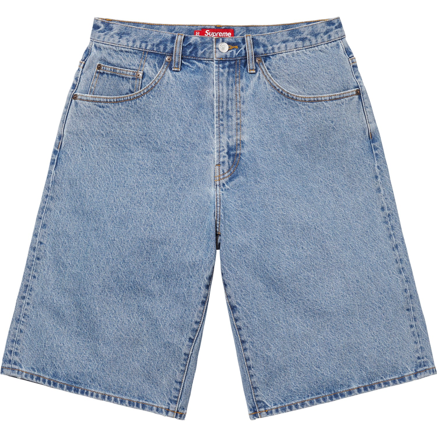 Supreme Baggy Denim Blue Indigo Shorts