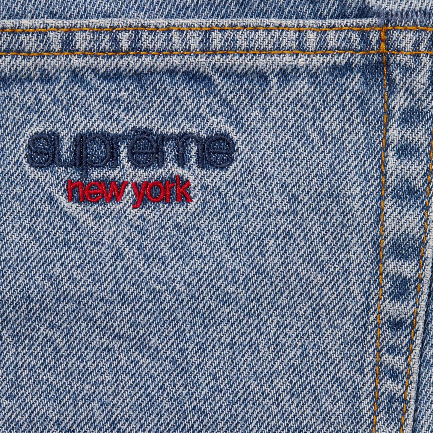 Supreme Baggy Denim Blue Indigo Shorts