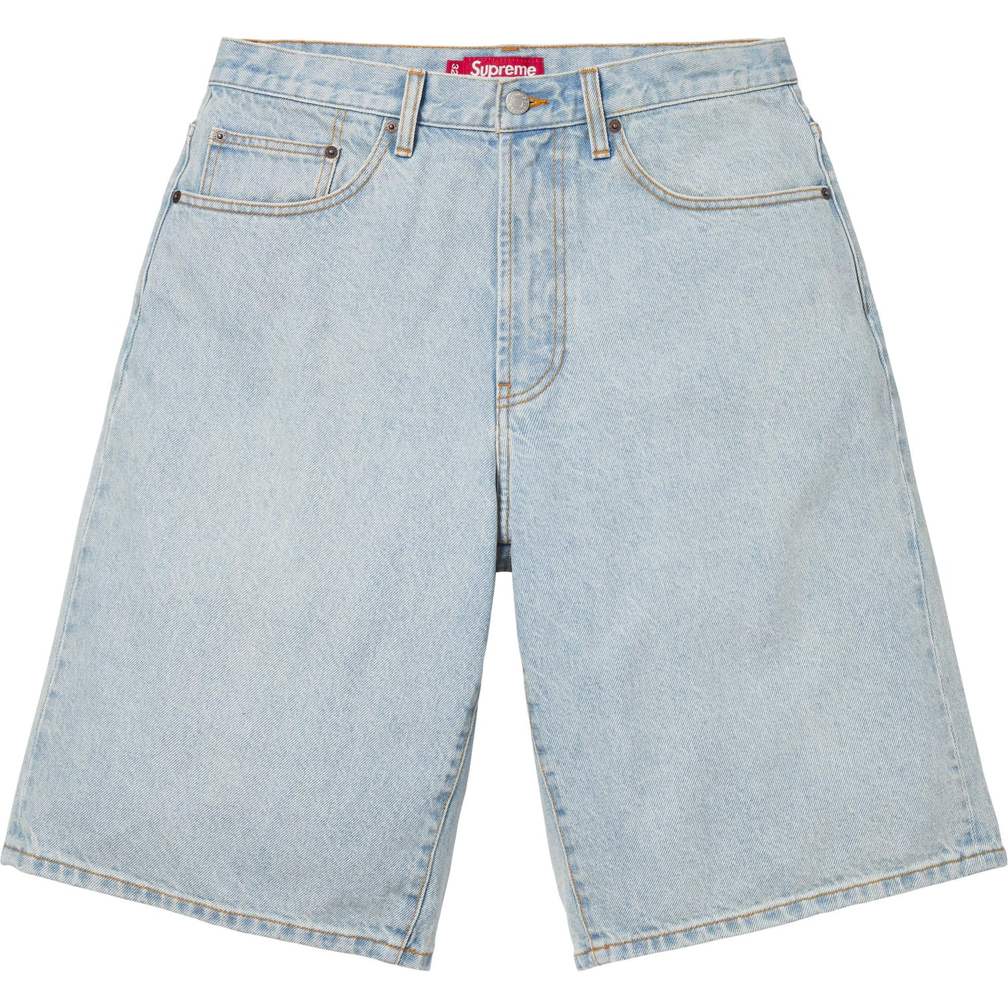 Supreme Baggy Light Washed Denim Shorts