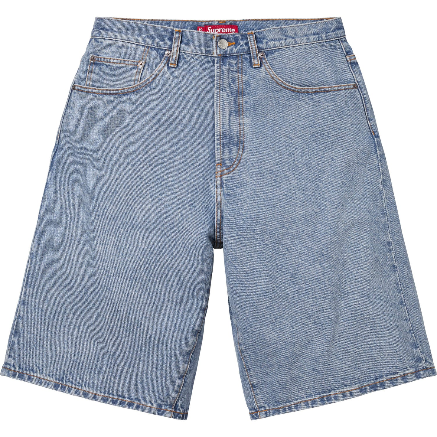 Supreme Baggy Washed Indigo Denim Shorts