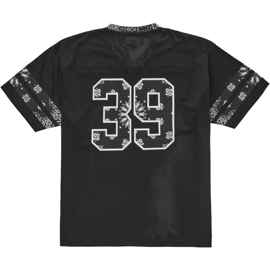 Supreme Bandana Black Football Jersey