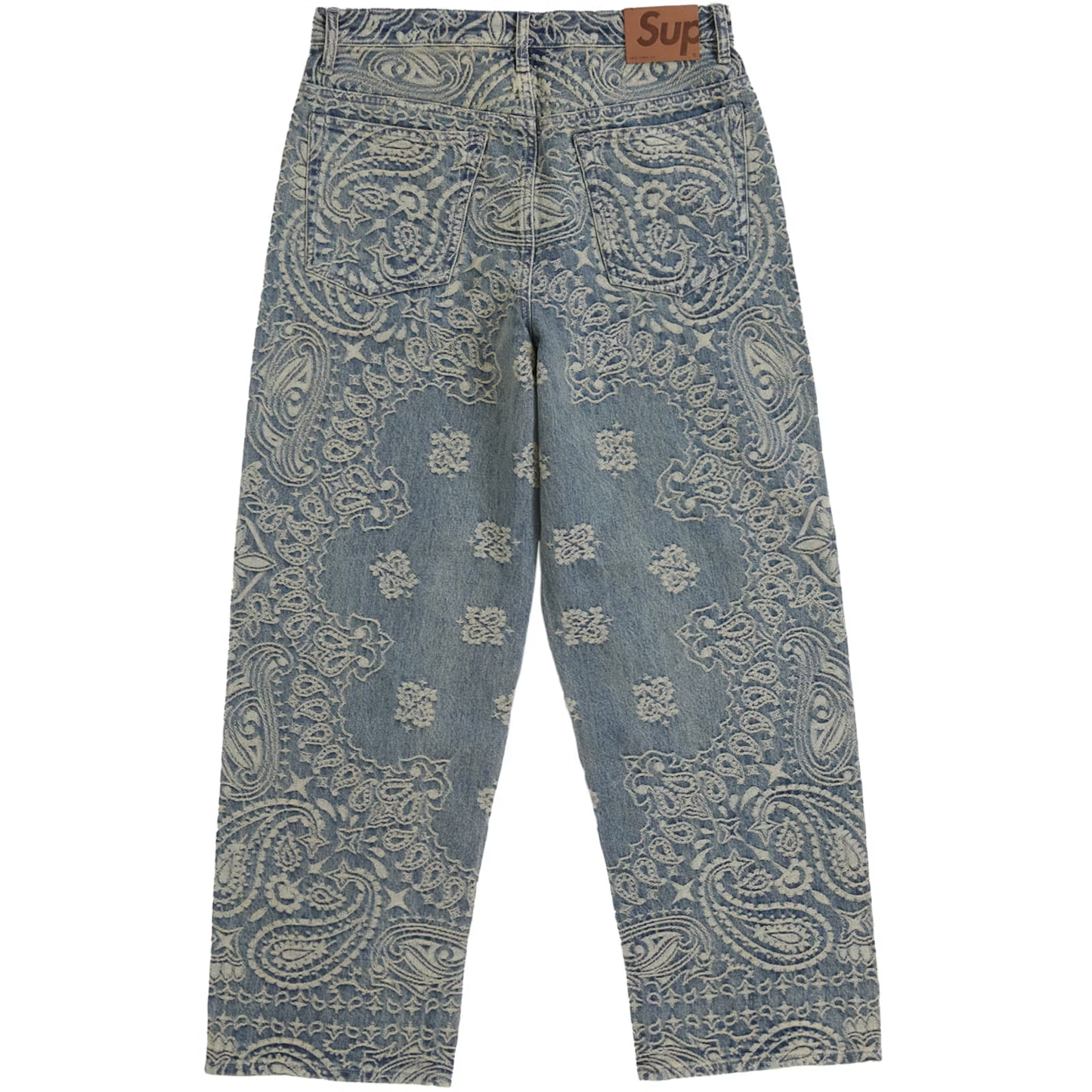 Supreme Bandana Jaquard Baggy Jean