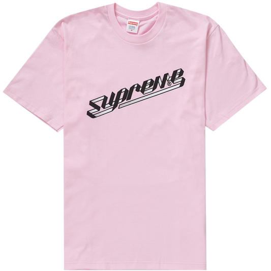 Supreme Banner Light Pink Tee