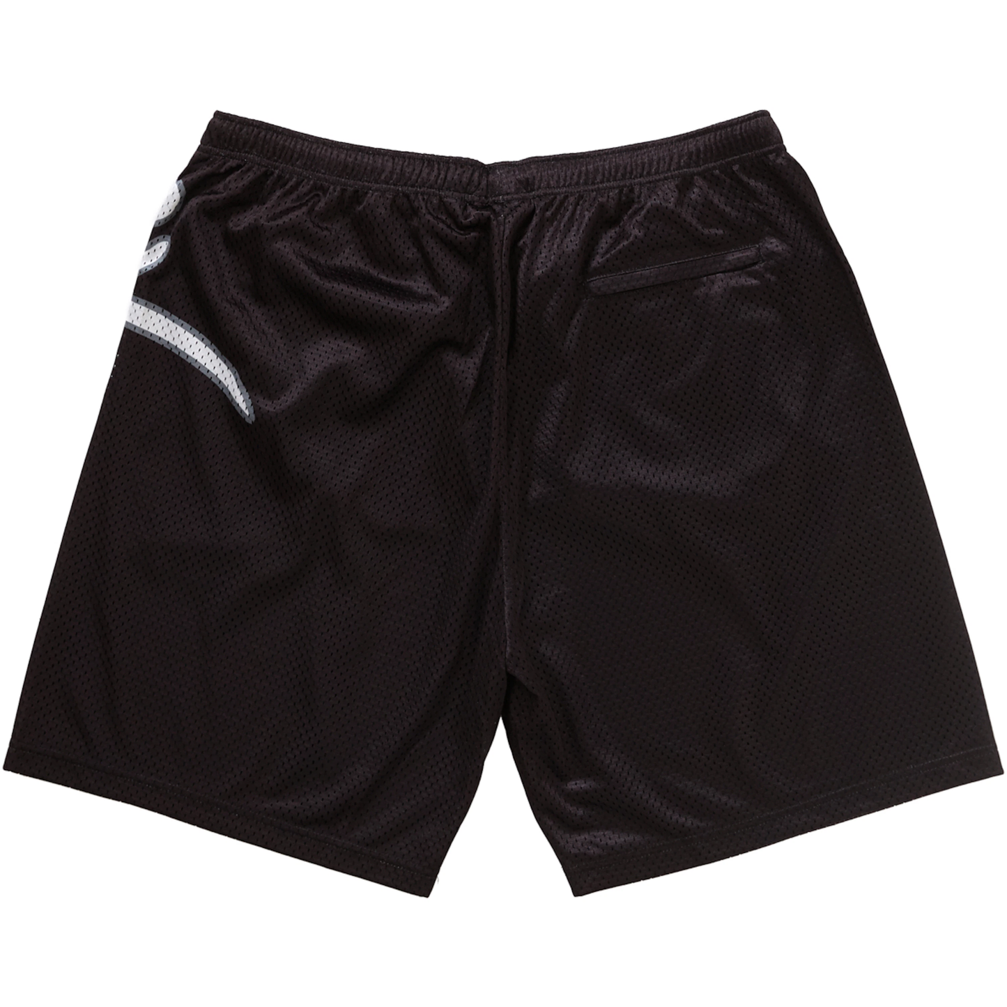 Supreme Big Script Black Mesh Shorts