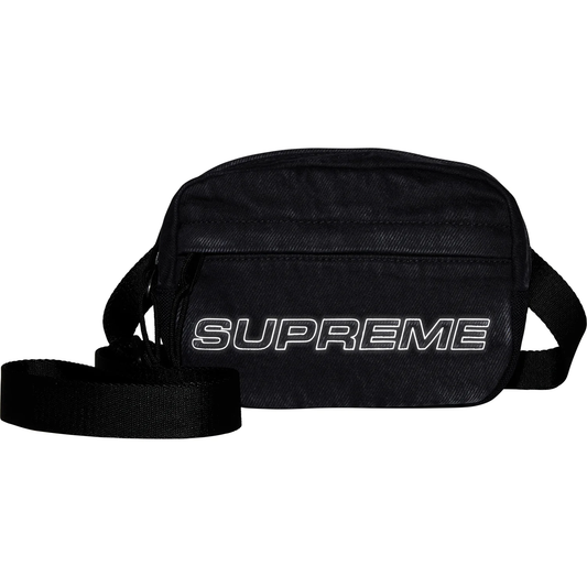 Supreme Black Denim Mini Shoulder Bag